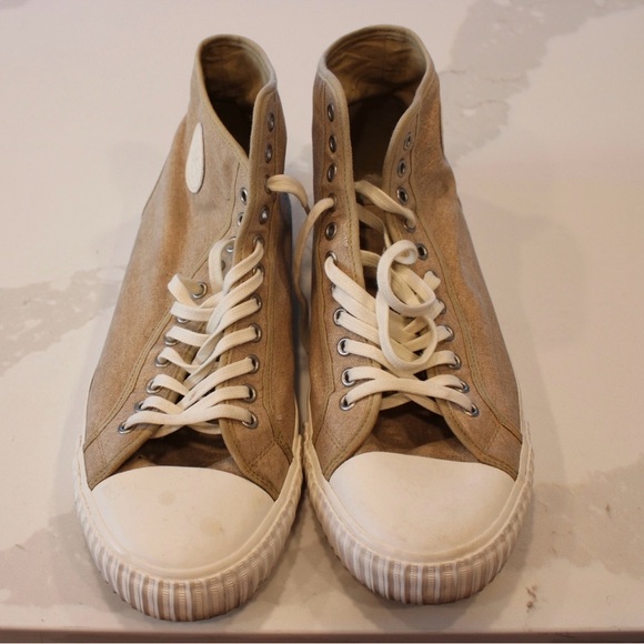 Men's PF Flyers Tan High-Top Sneakers - Picture 7 of 9